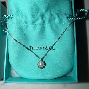 Tiffany & Co. Silver Neckless with Pearl - Paloma Picasso